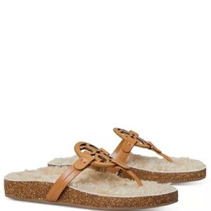 NWT Tory Burch Miller Cloud Shearling Size 8